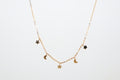Celestial Moon and Stars Necklace | 10k Solid Gold