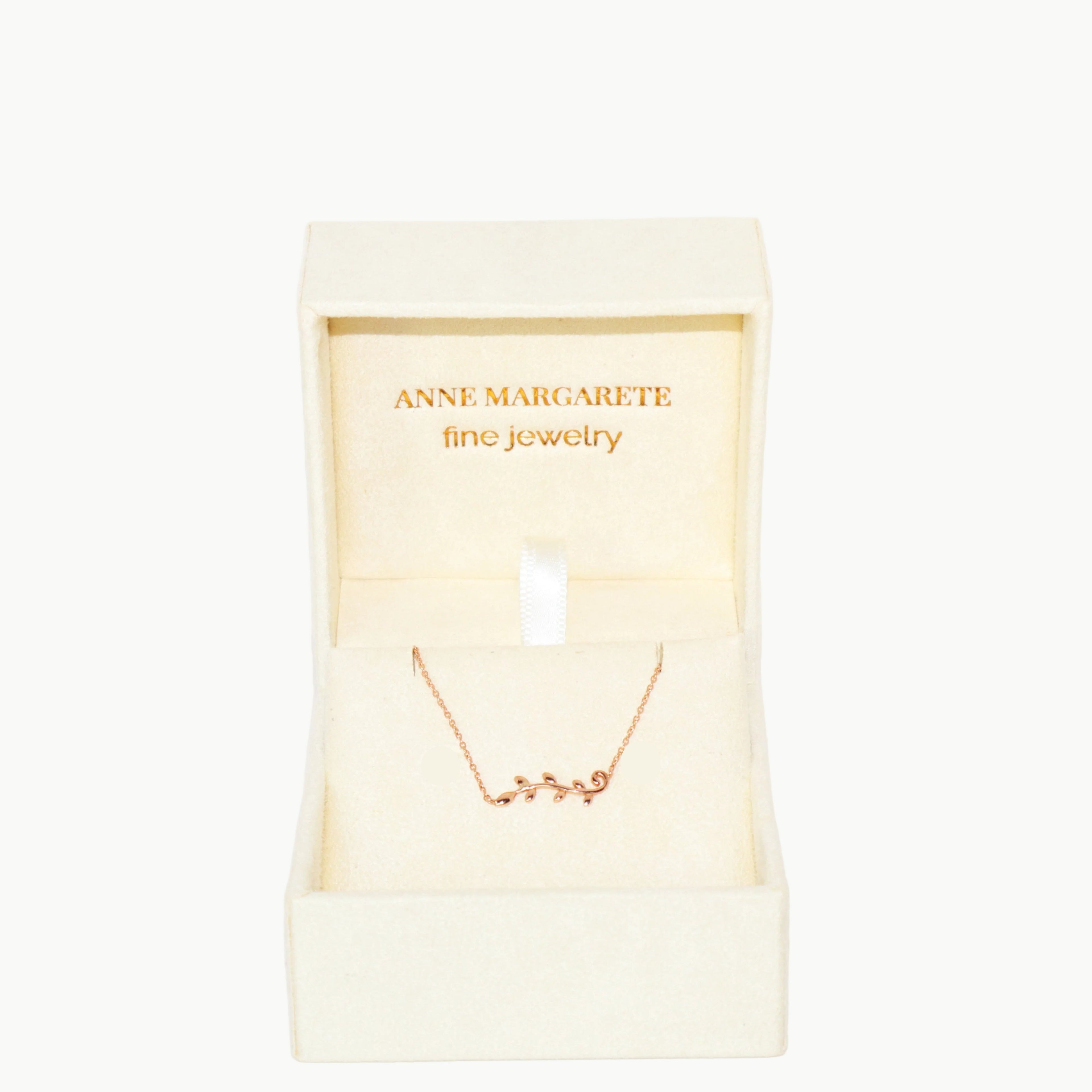 Vine Pendant | 14k Solid Rose Gold
