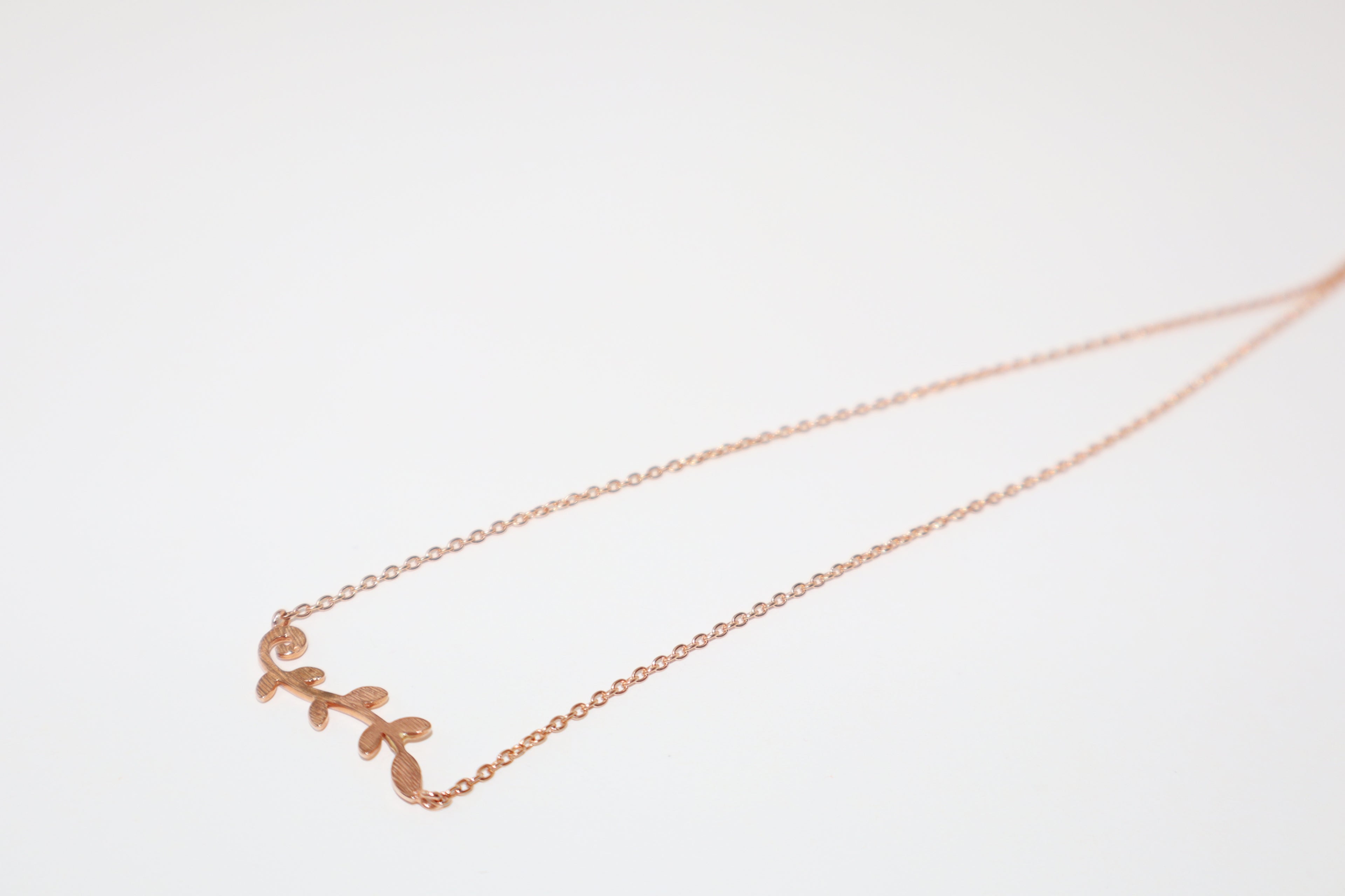 Vine Pendant | 14k Solid Rose Gold