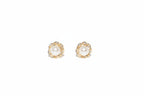 Freshwater Pearl Stud Earrings | 10k Solid Gold