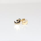Stars and Moon Stud Earrings | 10k Solid Gold