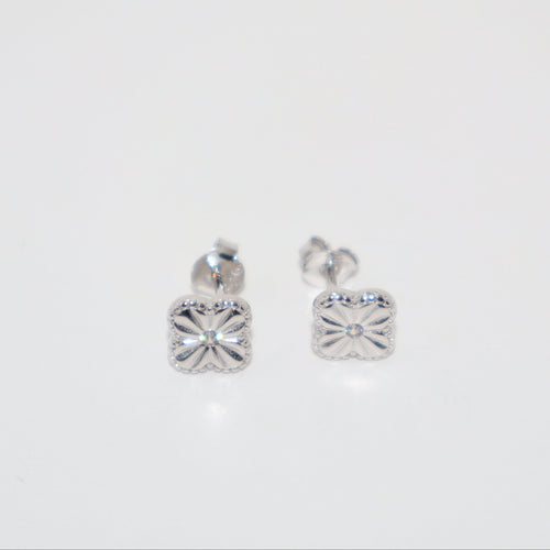 Clover Stud Earrings | Sterling Silver