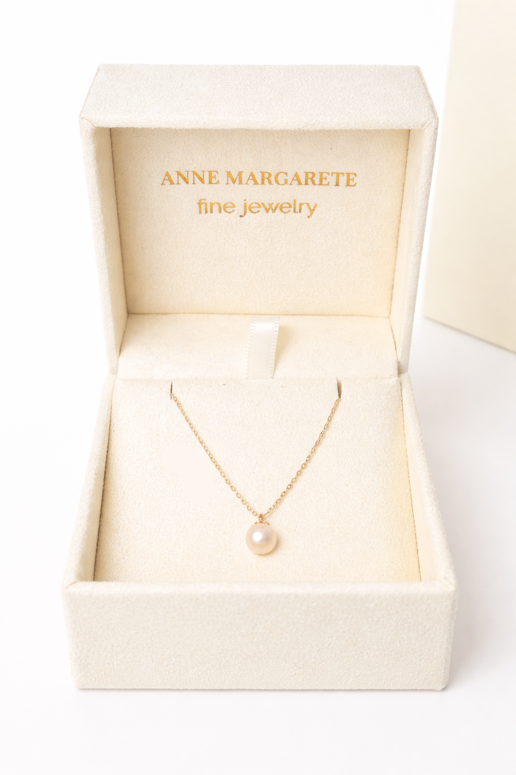 Freshwater Pearl Pendant Necklace | 10k Solid Gold